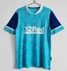 20 21 Derby County F.C Futbol Forması Vintage Özelleştirilmiş Gömlek 21 22 Derby County Ev Beyaz Uzak Mavi Özelleştirilmiş Retro Jersey