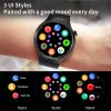 Watches Watch 4 Pro Smart Watch 8 In 1 Set Bluetooth Call Smartwatch 1.5 Inch Round Screen Sports Men Wristwatches With 7 Pairs Bands