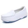 Casual Shoes Air Cushion In Spring And Summer Women's Soft Soles Breathable Thick Comfortable Small White