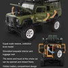 Modello Diecast auto RC Simulazione auto in lega 4WD 1 28 28 28 GHz Calcinetto SUV CALLING SUV Drasso decelerazione Motore Micro Off-Road Vehicle Regalo J240417