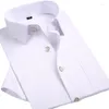 メンズドレスシャツ7xl 8xl 9xl夏の高品質のコットンファッション男性格子縞フォーマルカジュアルメンシャツ短袖