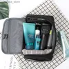 Cosmetische tassen Mannen Travel Toiletrie Cosmetische tas draagbare hangende toilettas make -up cosmetische organizer kast voor badkamer L410