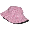 Basker rosa paisley hink hatt abstrakt konst hawaii fiskare mössor för män kvinnor avslappnad semester sol hattar andas grafisk mössa