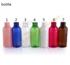 Bottiglie di stoccaggio 50 ml Pretty Colours PET Mini/campioni bottiglia con pompa di plastica