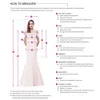 Elegante witte avond kralen Arabisch Dubai Satijnen korset zeemeermin formele evenementenjurken met lange cape wrap vrouwen plus size prom -jurken gewaad de soriee 2022