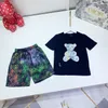 T-shirt designer per bambini Set per bambini Classic Summer's Summer Boys Girls Short Short Short Stampato Lettera di abbigliamento per bambini 90cm-160cm A24