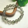 Bracelets de liaison Bracelet de quartz vert naturel Fonction de cicatrisation Crystal Rounds Lovers Bijoux Strand 7/9/10mm