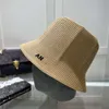 Designer Eimer Hut Männer Frauen minimalistische Mode Fischer Hüte Strohkappe Sunhat Solid Color Webing Garden Caps Beanie