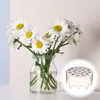 Vazolar Silikon Çiçek Izgara Vazo Düzenleme Tutucu Yeniden Kullanılabilir DIY Buket Spiral Ikebana STEM