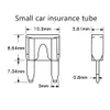 Neues 120pcs -Profil kleiner Größe Klingen -Sortiment für Autowagen -LKW 2.5/3/5/7.5/10/15/20/25/30/35A Sicherung mit Plastikbox