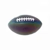 1pc Size 9 American Glowing Rugby Adult Youth Training Game Ball Luminous Light Up Reflective Rugby Standard Size 240408