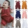 Baby flicka kläder för sommarmamma barn kvinnliga kostym saker barns bomull jumpsuit spädbarn ytterkläder 2 år småbarn onesie 240417