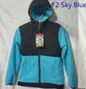 Children Fleece Jackets Designer Winter Ski Kids Down Jackets Girls Windproof Softshell Fleece Hoodies Jacket Outdoor Boys Coat Kid Face Down Coats 2-11year