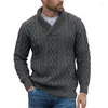 Herrenpullover 2024 Herbst/Winterpullover Herren Mode schlanke, Strick -Top -Mens tragen