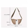 Torba Summer Nylon Waterproof Casual Shopping Travel Torby Messenger Dumpling Men and Women Mult-color crossbody ramię