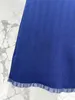 عصري 2024 فستان مصمم جديد كلاسيكي خطاب الشعار جولة رقبة قصيرة الأكمام