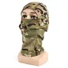 Bandanas Face Multicam Bicycle Mask Full Neck Balaclava Tactical Camouflage Gaiter Army Wargame Hat CP Cycling Bandana Hunting Military