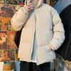 Mens Jackets Winter Parkas Casual Stand Collar Thicken Warm Jacket Coat Loose Jacke Man Woman New Streetwear M-5Xl Drop Delivery Appar Otsxg