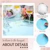 Andra evenemangsfestleveranser Clear Arch Acrylic Sign med Stand Blank Arched Sheet Base For Wedding Tabell Number Card Menu HomeFavor Dhyfn