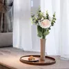 Decorative Flowers Home Decoration Realistic Silk Elegant Artificial Roses Eucalyptus Centerpiece For Coffee Kitchen