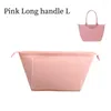 Bolsa de bolsas de cosméticos em Tinberon Pink Liner Tote Organizer inserir maquiagem portátil caixa de grande capacidade interna