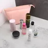 Bolsa de bolsas de cosméticos em Tinberon Pink Liner Tote Organizer inserir maquiagem portátil caixa de grande capacidade interna