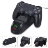 Chargers DATA FROG PS4 Charging Station Controller Charger For Wireless PS4 USB Dual Dock Station For Playstation 4 Slim / PS4 Pro