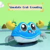Crawling Crab Tummy Time Baby Sensory Zabawy niemowląt Crawl Dorasting Development Babies Interactive Prowadzący prezent urodzinowy 240408