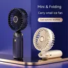 Mini Handheld Small Fan Portable Silent Office Desk Student on Dormitory Charging Outdoor Hand Holding 240416