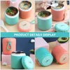 Storage Bottles Stainless Steel Soup Lunch Container Holder Portable Food For Picnic School Office (430ML Green)