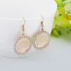 Pendientes de colgación Gold Plate Silver Tree of Life Drop For Women 2024 Fashion coreano 11.11 Tendencia de joyas de joyería regalo de amigo