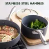 GreenPan Lima Hard Anodized Ceramic Non-Stick Pot Set - 18 Cooking Utensils, Grill & Pan Set PFAS Free, Oven Safe, Gray