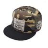 Шариковые шапки камуфляж Snapback Cotton Sun Hats для мужчин Hip Hop Baseball Cap Street Dance Decorative Hat Kpop 2024