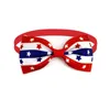 Appareils pour chiens 50pcs American Independence Day Bows 4 juillet