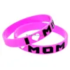 Jelly 1pc Ik hou van moeder Sile Rubber Hand Band Pink ADT -maat A For Family Party Gift Drop Delivery Sieraden Armakebanden DHGIS