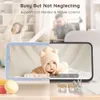 BOIFUN 5 Baby Monitor with 1080p WiFi, Screen and App Control, Video Record Playback, Temperature Humidity Sensor, Night Vision, 2-Way Audio, Motion and Sound Detection