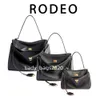 Rodeo väska stor maxi handväska lyxkross tote kvinnor designer skåp hobo mjuk läder monaco avtagbar axelband crossbody lås män timglasväska 3 storlek