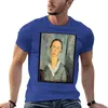 Männerpolos Amedeo Modigliani.Mädchen in der Bluse eines Seemanns 1918. T-Shirt-Schweißhemd lustige T-Shirts für Männer