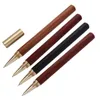 Cadeau Stationery Black Refill Ballpoint Gold Pen Business Metal Gel Roller Ball Wood Rollerball Brass