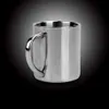 Tasses doubles mures anti-folie tasse de café isolée portable en acier inoxydable tasse à boire en acier polissage du thé à la bière 220 ml 240417