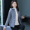 Women's Trench Coats Cotton-Padded Jacket For Women Short Overcoat Loose Hooded Coat Warm Parka Female Outwear Autumn And Winter