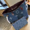 24SS vrouwen moeten tassen diagonale luxe bakken bloem denim bloemen crossbody tas luxe ontwerper handtas kaarten houder outdoor travel portemonnee zakje portemonnee