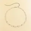 Sexy Body Jewelry Vintage Aesthetic Belly Chain Thin Beads Link Waist Belt Y2K Streetwear Summer Women Fashion 240409