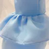 Cute Doggy Gauze Skirt Summer Thin Pet Slip Dress Designer Schnauzer French Bucket Bichon Cat Clothes