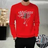 2024 Mens Hoodies Sweatshirts Tasarımcı Mektup Marka Erkekler Marka Vahşi High Street Casual Bahar Sonbahar Amerikan Gevşek Çift Kapşonlu Kazak T Shirt Giysileri Üst M-4XL