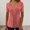 Женские блузки Женские летняя футболка с точки