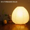 Table Lamps Lantern LED Lamp Rice Paper Creative Tripod Floor Handmade Desktop Decorative Light For Living Room Bedroom