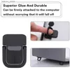 Autres composants de l'ordinateur 2pcs Portable auto-adhésif mini ordinateur portable stand de clavier d'ordinateur invisible pour les jambes de l'ordinateur portable de bureau compatibles avec MacBook Y240418