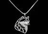 2020 Selling Chain Necklaces Alloy Animal Dog Pendant Husky Silver Plated Necklace Fashion Jewelry Whole Supply6680261