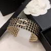 Men Woman Opening Bangle 2023 Latest Chanells gold Bracelets Jewelry Women Classics C logo cuff Luxury Designer 634
